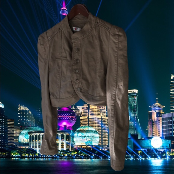 Eros Women’s Girls Night Out Jacket Faux Leather - Picture 4 of 12